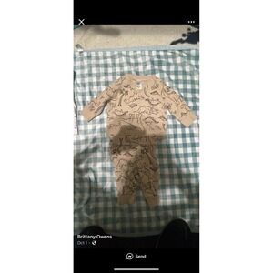 Baby 0-3mo& 3 mo set (5 pieces total, 2 outfits)